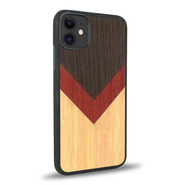 Coque iPhone 11 - La Triade - Coque en bois