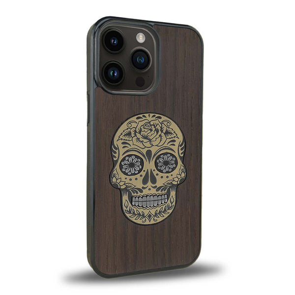 Coque iPhone 13 Pro + MagSafe® - La Skull - Coque en bois