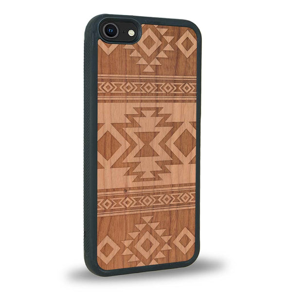 Coque iPhone 7 / 8 - L'Aztec - Coque en bois