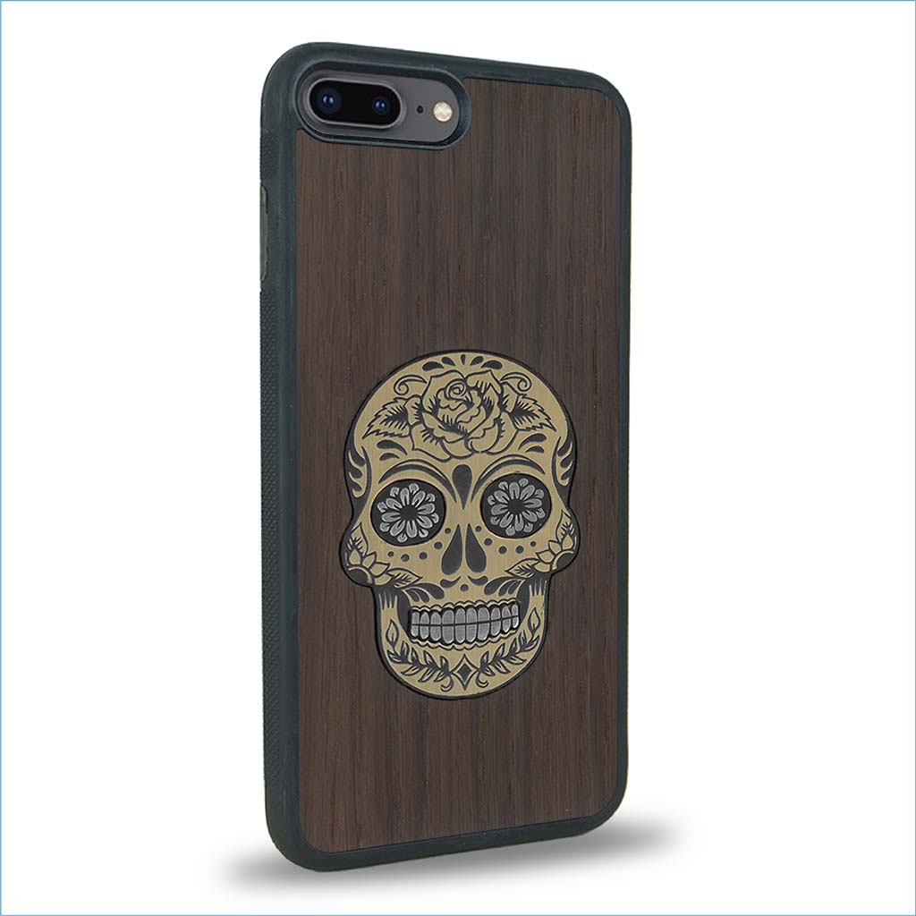 Coque iPhone 7 Plus / 8 Plus - La Skull - Coque en bois
