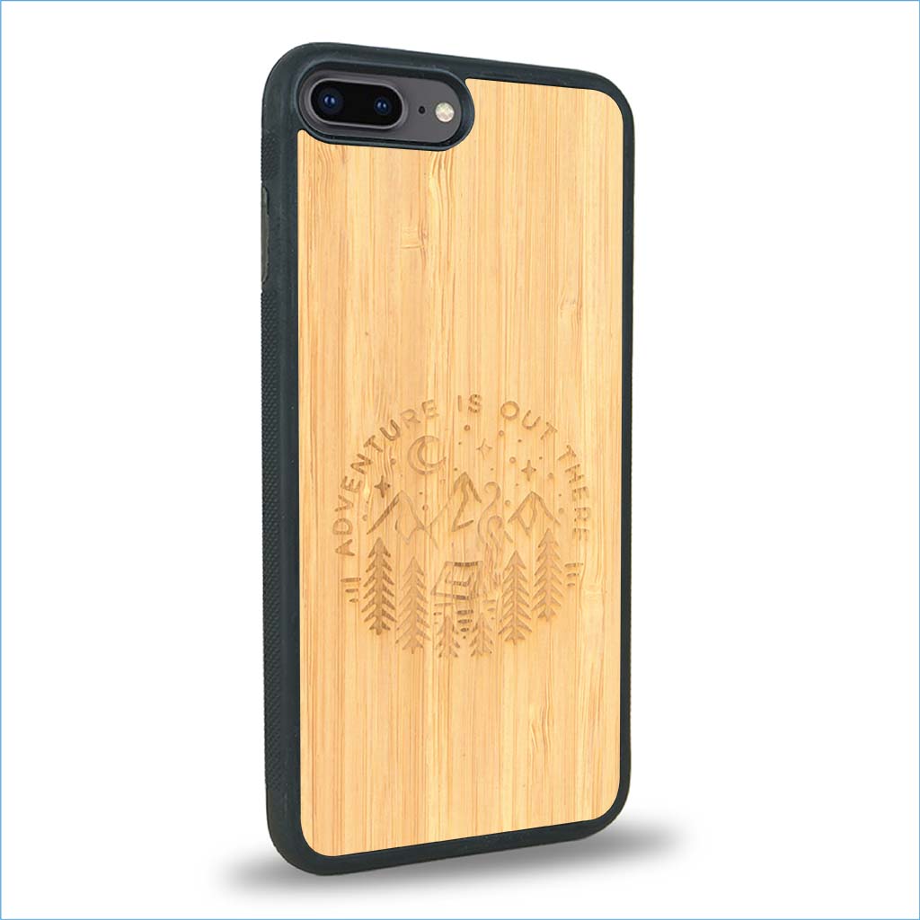 Coque iPhone 7 Plus / 8 Plus - Le Bivouac - Coque en bois