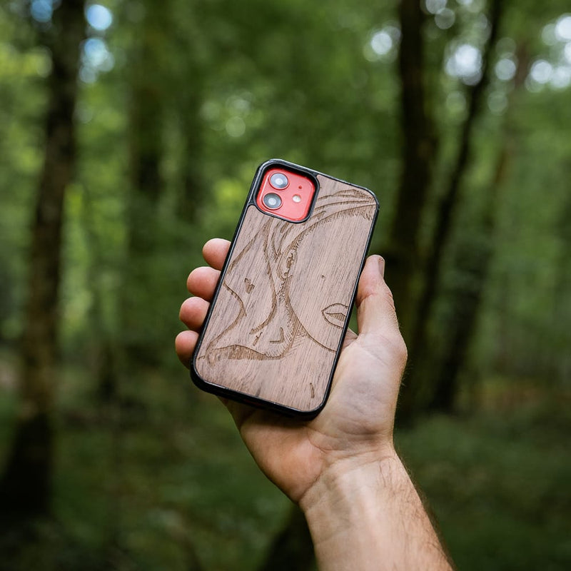 Coque Iphone - Au Féminin - Coque en bois