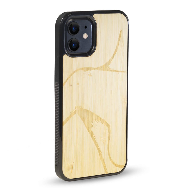 Coque Iphone - La Shoulder - Coque en bois