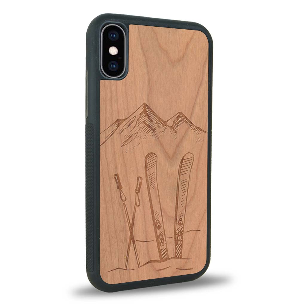 Coque iPhone X - Surf Time - Coque en bois