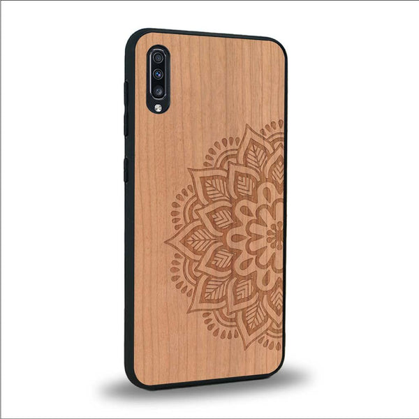 Coque Samsung A70 - Le Mandala Sanskrit - Coque en bois