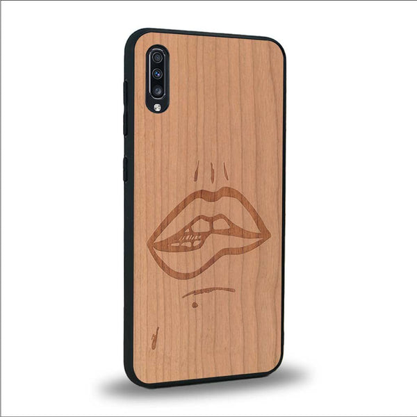Coque Samsung A70 - The Kiss - Coque en bois