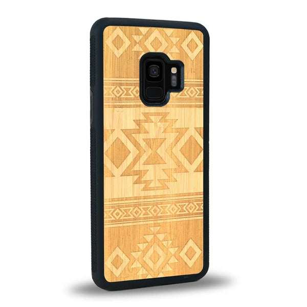 Coque Samsung S9 - L'Aztec - Coque en bois