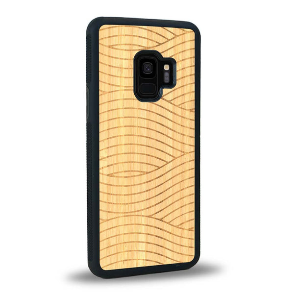Coque Samsung S9+ - Le Wavy Style - Coque en bois