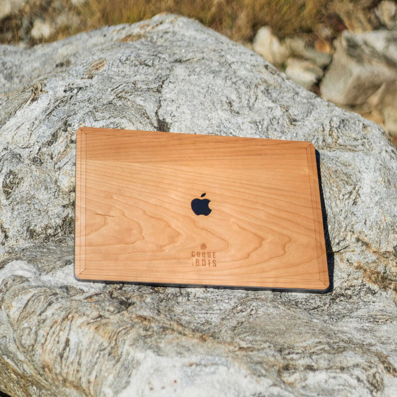 Cover Macbook Pro Coque Macbook Bois Housse De Protection MacBook En Bois Naturel Marron Pour MacBook