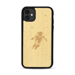 Coque de protection en bois véritable fabriquée en France pour  sur le thème des astronautes