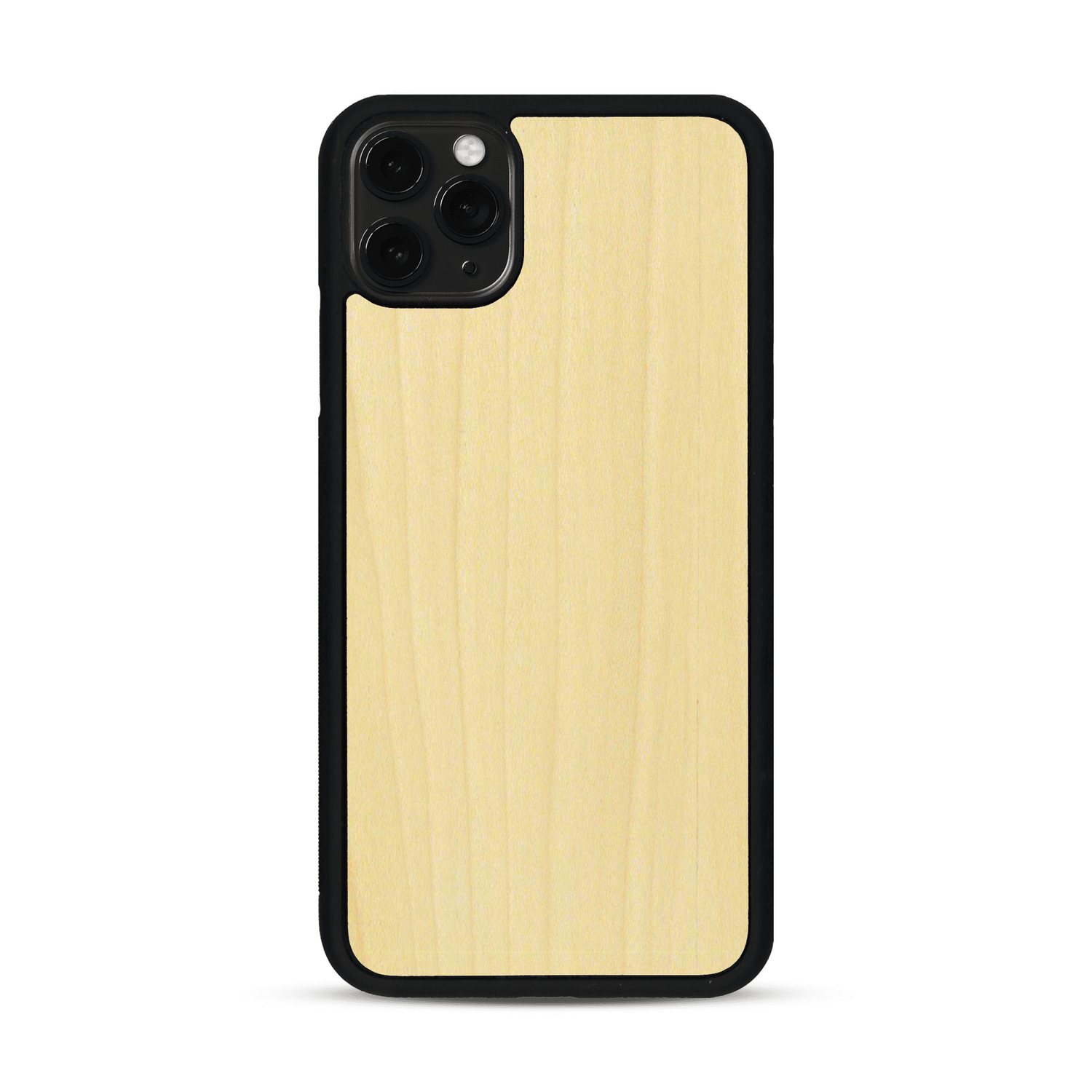 Coque de protection en bois véritable fabriquée en France pour  sans gravure avec un design minimaliste et moderne