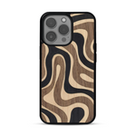 Coque de protection en bois véritable fabriquée en France pour  alliant plusieurs essences de bois pour représenter une ondulation
