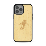 Coque de protection en bois véritable fabriquée en France pour  sur le thème des astronautes