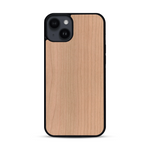 Coque de protection en bois véritable fabriquée en France pour  sans gravure avec un design minimaliste et moderne