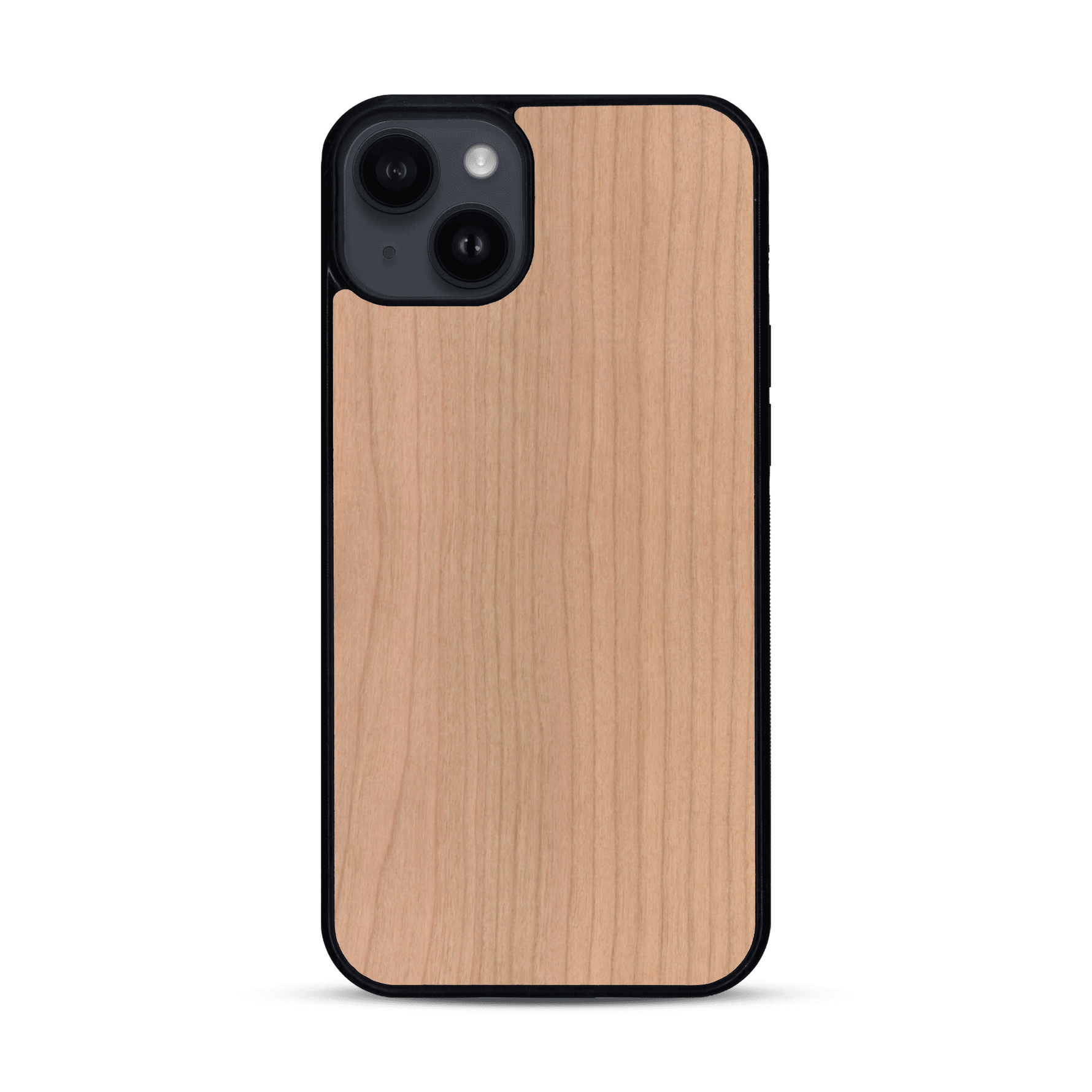 Coque de protection en bois véritable fabriquée en France pour  sans gravure avec un design minimaliste et moderne