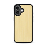 Coque de protection en bois véritable fabriquée en France pour  sans gravure avec un design minimaliste et moderne