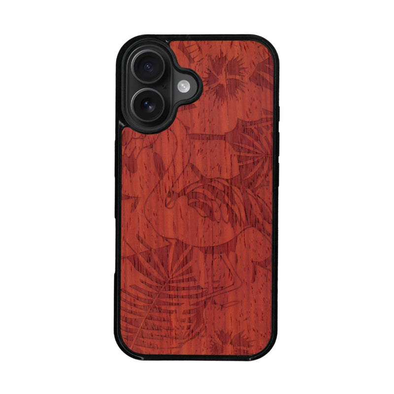 Coque iPhone 16 - Le Flamant Rose