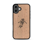 Coque de protection en bois véritable fabriquée en France pour  sur le thème des astronautes