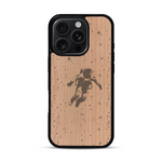 Coque de protection en bois véritable fabriquée en France pour  sur le thème des astronautes