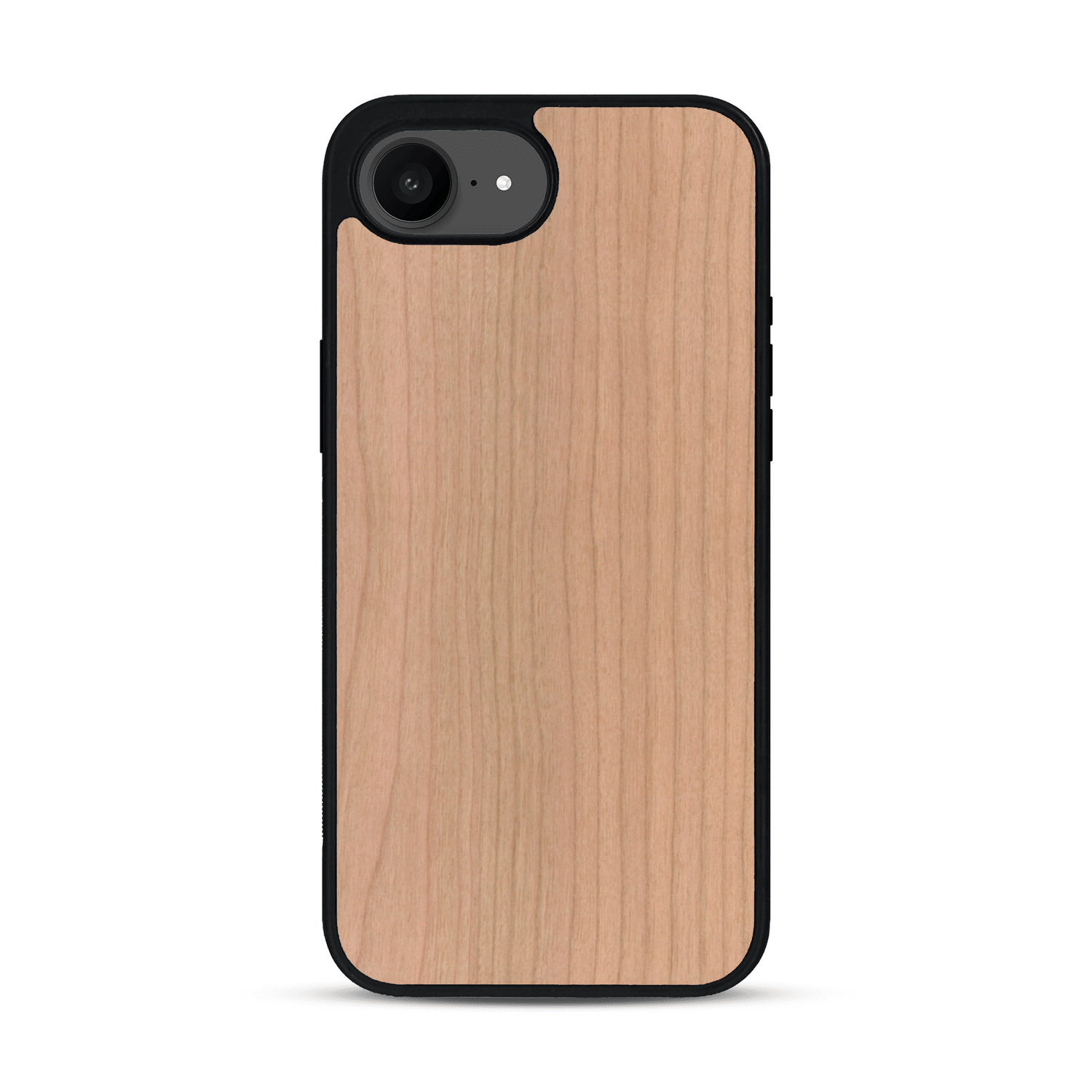 Coque de protection en bois véritable fabriquée en France pour  sans gravure avec un design minimaliste et moderne