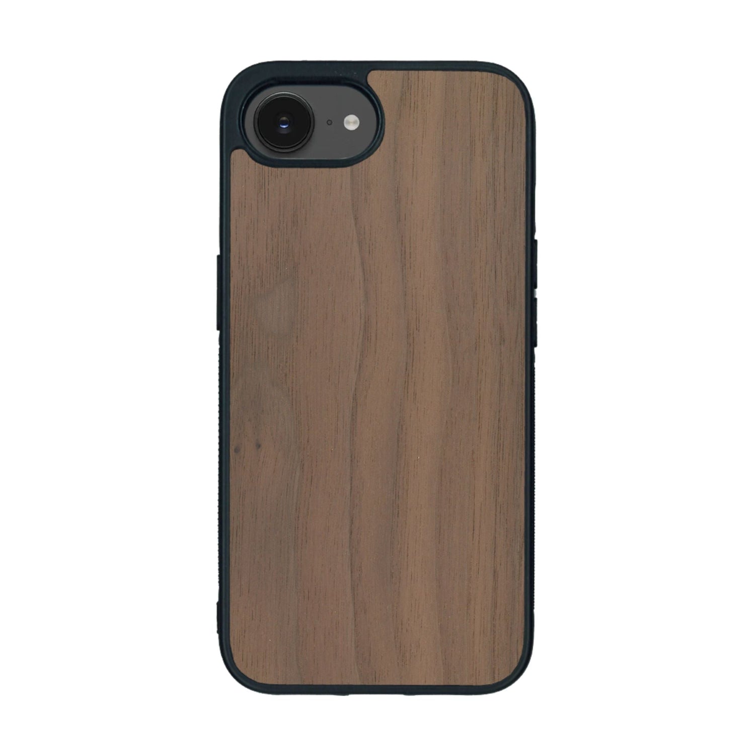Coque de protection en bois véritable fabriquée en France pour iPhone 16e sans gravure avec un design minimaliste et moderne