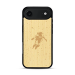 Coque de protection en bois véritable fabriquée en France pour  sur le thème des astronautes