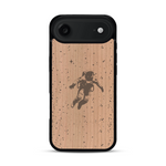 Coque de protection en bois véritable fabriquée en France pour  sur le thème des astronautes
