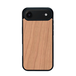 Coque de protection en bois véritable fabriquée en France pour iPhone 17 Air sans gravure avec un design minimaliste et moderne