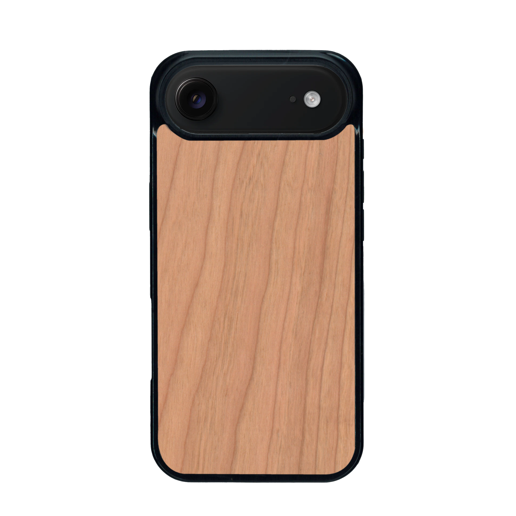 Coque de protection en bois véritable fabriquée en France pour iPhone 17 Air sans gravure avec un design minimaliste et moderne