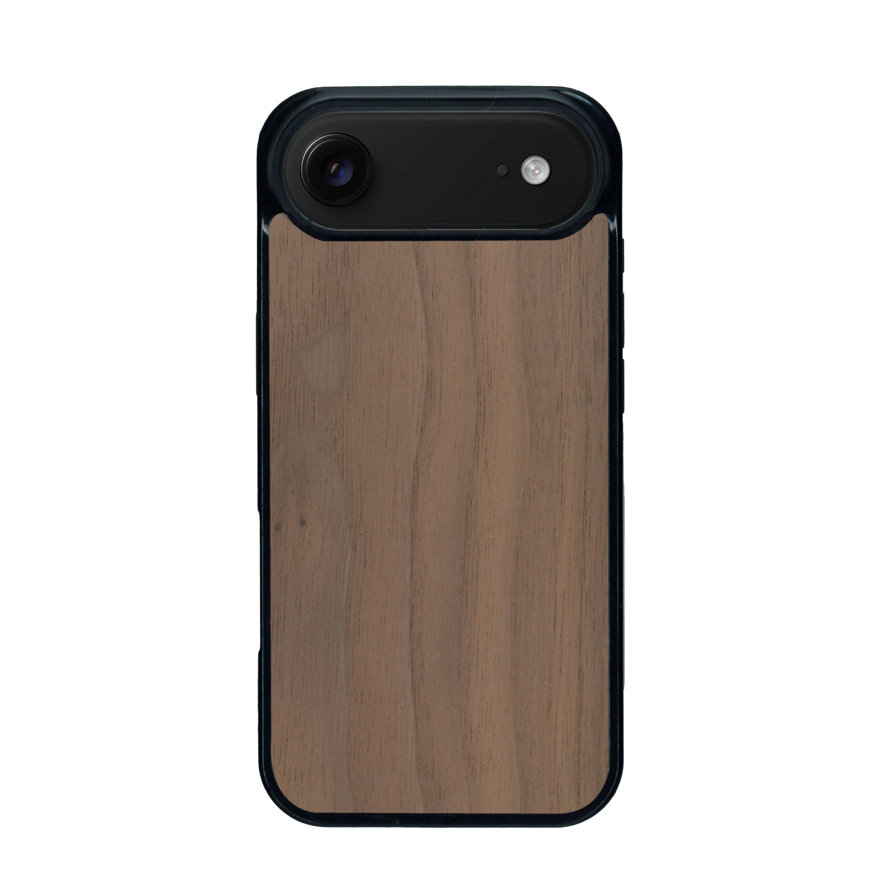 Coque de protection en bois véritable fabriquée en France pour iPhone 17 Air sans gravure avec un design minimaliste et moderne