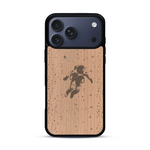 Coque de protection en bois véritable fabriquée en France pour  sur le thème des astronautes