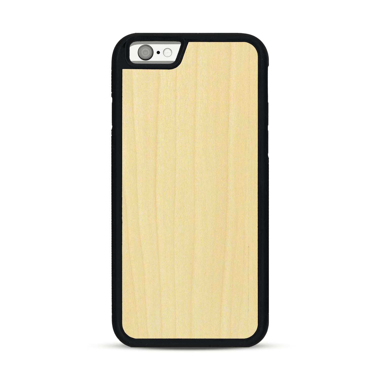Coque de protection en bois véritable fabriquée en France pour  sans gravure avec un design minimaliste et moderne