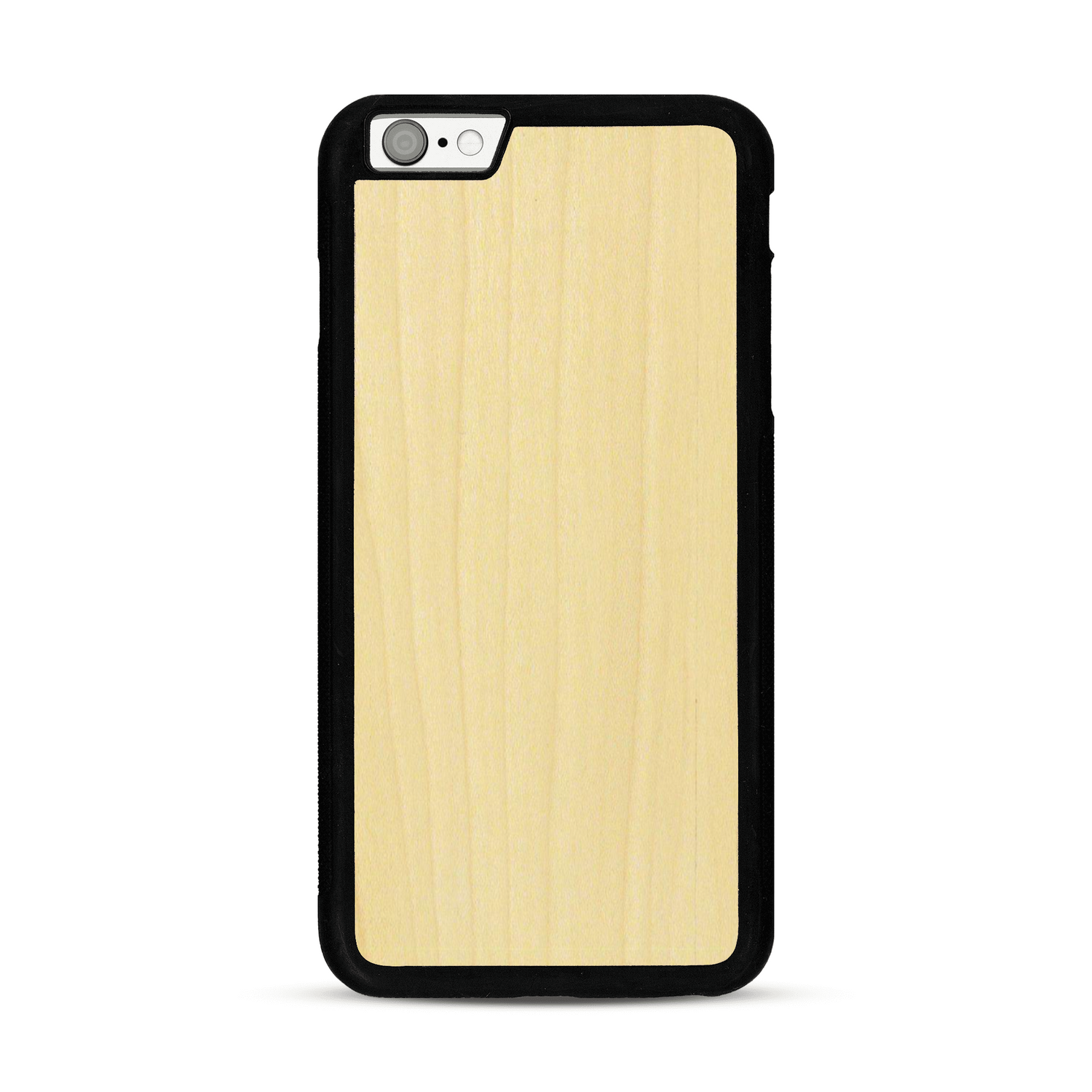 Coque de protection en bois véritable fabriquée en France pour  sans gravure avec un design minimaliste et moderne