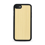 Coque de protection en bois véritable fabriquée en France pour  sans gravure avec un design minimaliste et moderne