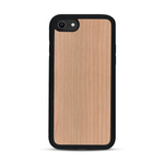 Coque de protection en bois véritable fabriquée en France pour  sans gravure avec un design minimaliste et moderne