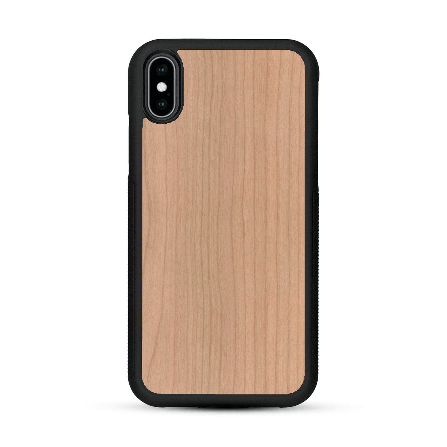 Coque de protection en bois véritable fabriquée en France pour  sans gravure avec un design minimaliste et moderne