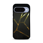 Coque de protection en bois véritable fabriquée en France pour  alliant plusieurs essences de bois pour représenter des fragments design