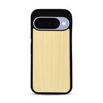 Coque de protection en bois véritable fabriquée en France pour  sans gravure avec un design minimaliste et moderne