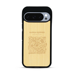 Coque de protection en bois véritable fabriquée en France pour  sur le thème de la plage, de l'été et vanlife.
