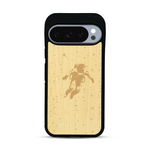 Coque de protection en bois véritable fabriquée en France pour  sur le thème des astronautes