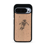 Coque de protection en bois véritable fabriquée en France pour  sur le thème des astronautes