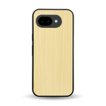 Coque de protection en bois véritable fabriquée en France pour Google Pixel 10A sans gravure avec un design minimaliste et moderne