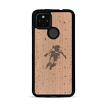 Coque de protection en bois véritable fabriquée en France pour  sur le thème des astronautes