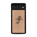 Coque de protection en bois véritable fabriquée en France pour  sur le thème des astronautes