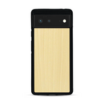 Coque de protection en bois véritable fabriquée en France pour  sans gravure avec un design minimaliste et moderne