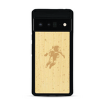 Coque de protection en bois véritable fabriquée en France pour  sur le thème des astronautes