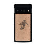 Coque de protection en bois véritable fabriquée en France pour  sur le thème des astronautes