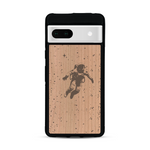 Coque de protection en bois véritable fabriquée en France pour  sur le thème des astronautes