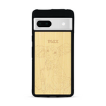 Coque de protection en bois véritable fabriquée en France pour  avec gravure personnalisée à partir d'une photo, d'une image, d'un logo, des initials ou d'une phrase