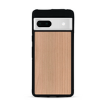 Coque de protection en bois véritable fabriquée en France pour  sans gravure avec un design minimaliste et moderne
